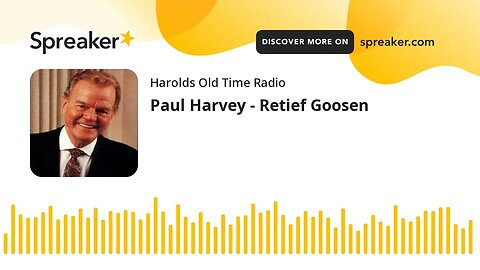 Paul Harvey - Retief Goosen