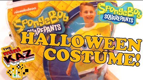 mini Kaz: Spongebob Squarepants Spirit Halloween Costume Unboxing