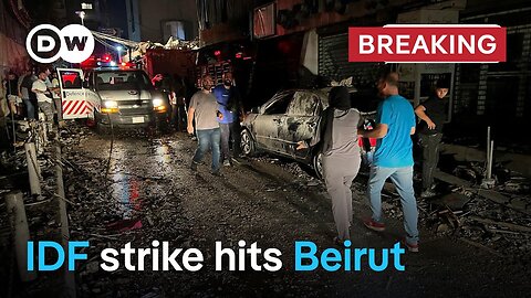 Breaking news: Israel targets Hezbollah commander in Beirut strike | DW News| TN ✅