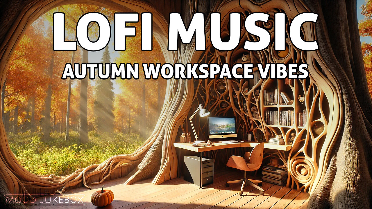 Lofi Radio 😌 Autumn Workspace Vibes 🍁🖥️ Chill Vibes • Work & Study Concentration