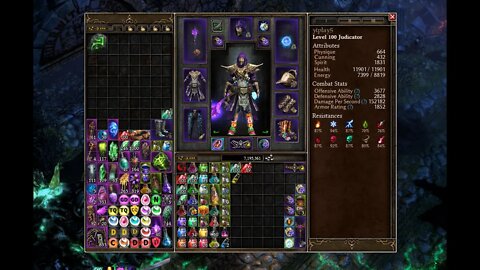 2022-Grim Dawn (Dawn Of Masteries) Judicator Shattered Realm 75-80