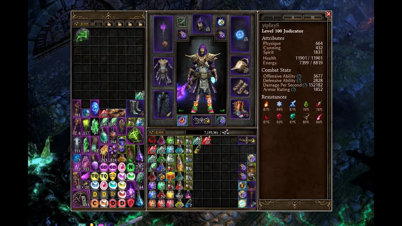 2022-Grim Dawn (Dawn Of Masteries) Judicator Shattered Realm 75-80