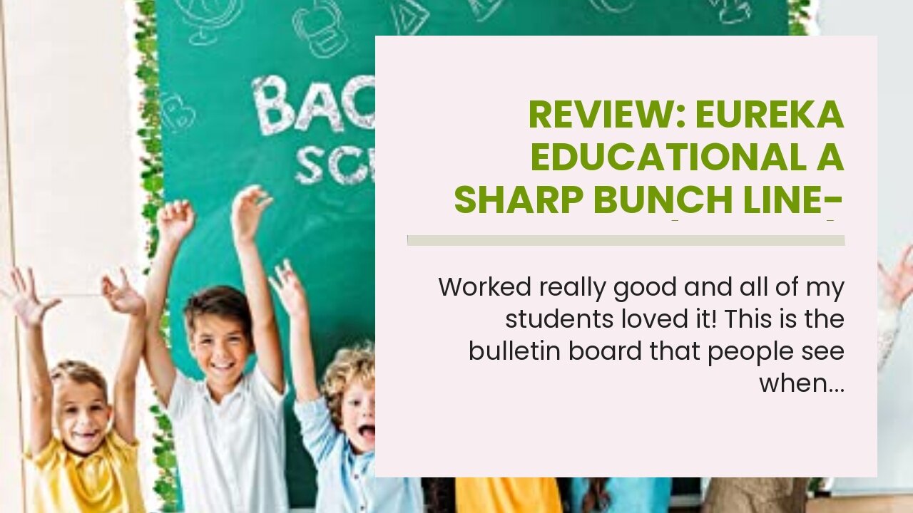 Review: Eureka Educational A Sharp Bunch Line-Up (845627)