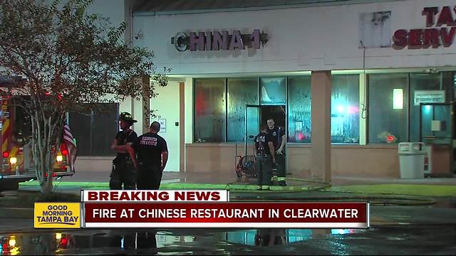 Clearwater China 1 restaurant extensively damaged by overnight fire