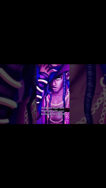 Digital Painting Locs with Reignbow Art Hair Brushes Procreate version - Witch boy - Warlock