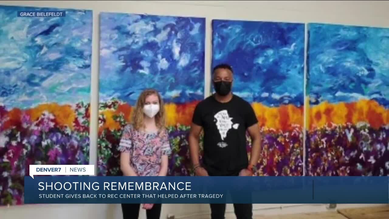 STEM student gives back to rec center that helped after shooting