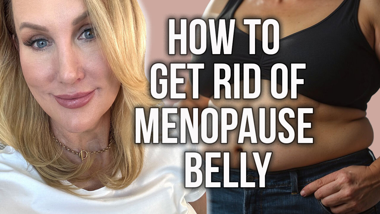 How to Get Rid of Menopause Belly #menopauseweightloss