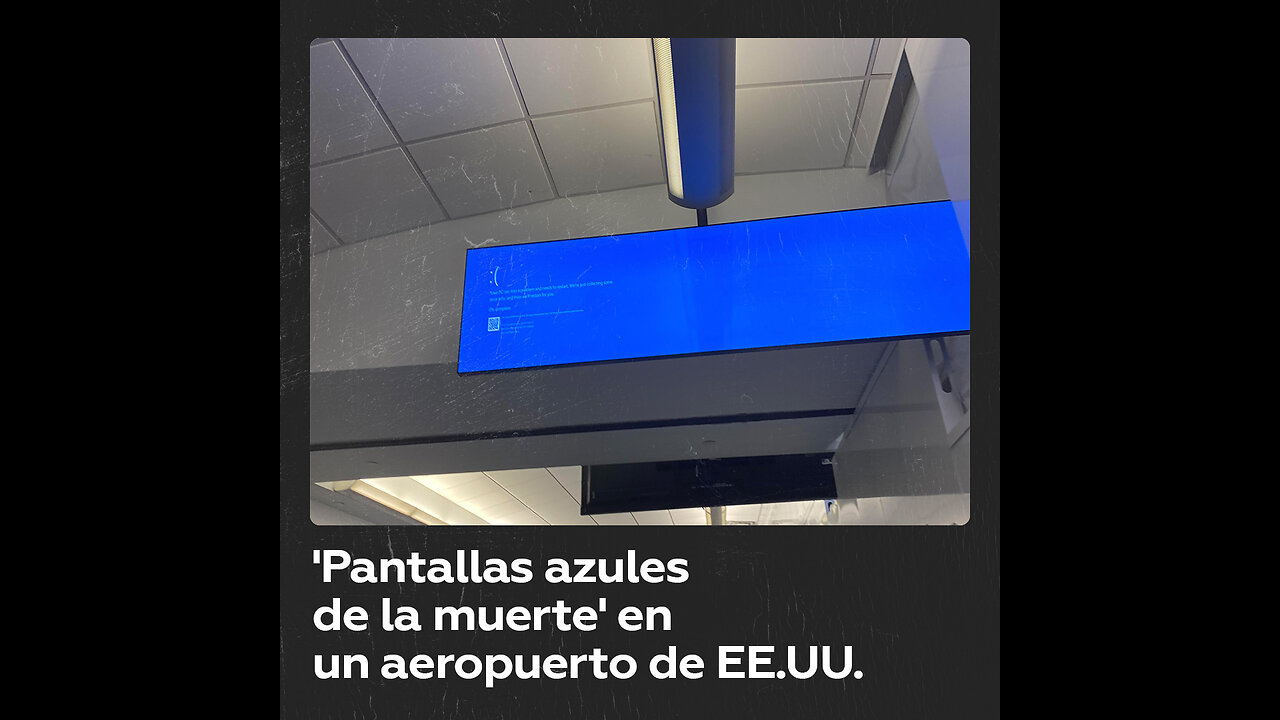 Así se vive el apagón informático global en el aeropuerto de Los Ángeles