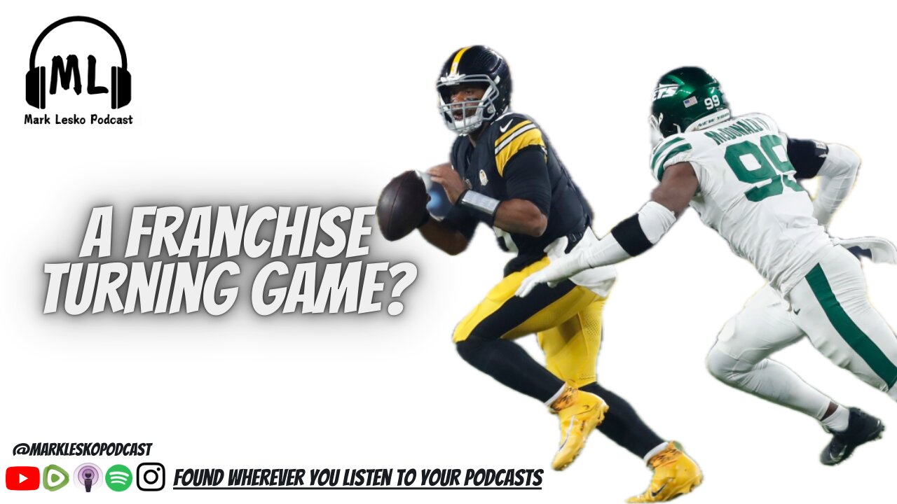 Steelers beat Jets in incredible performance ||Mark Lesko Pod clips #steelers #nfl