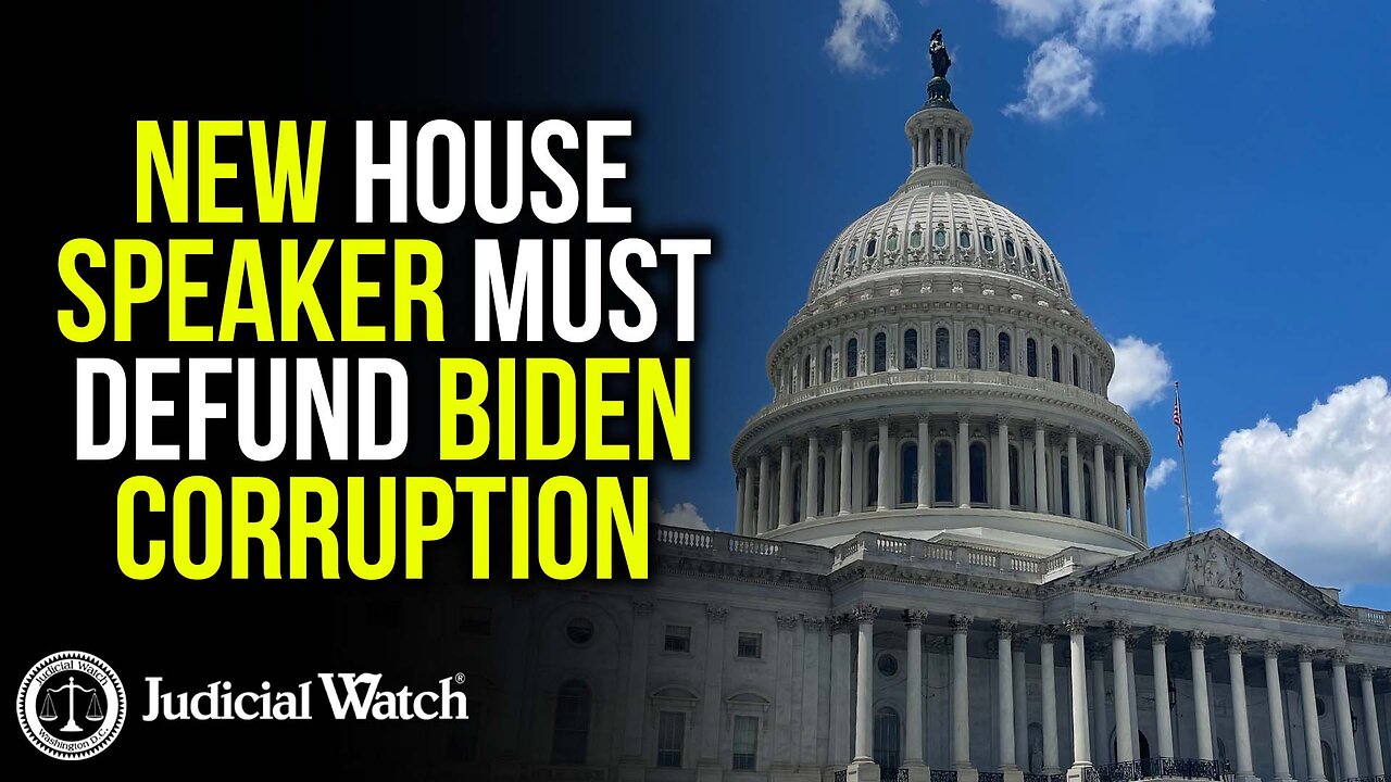 We Can’t Wait! New House Speaker Must DEFUND Biden Corruption!