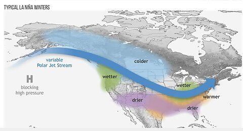 Dark Winter converges with Colder La Nina Temperatures