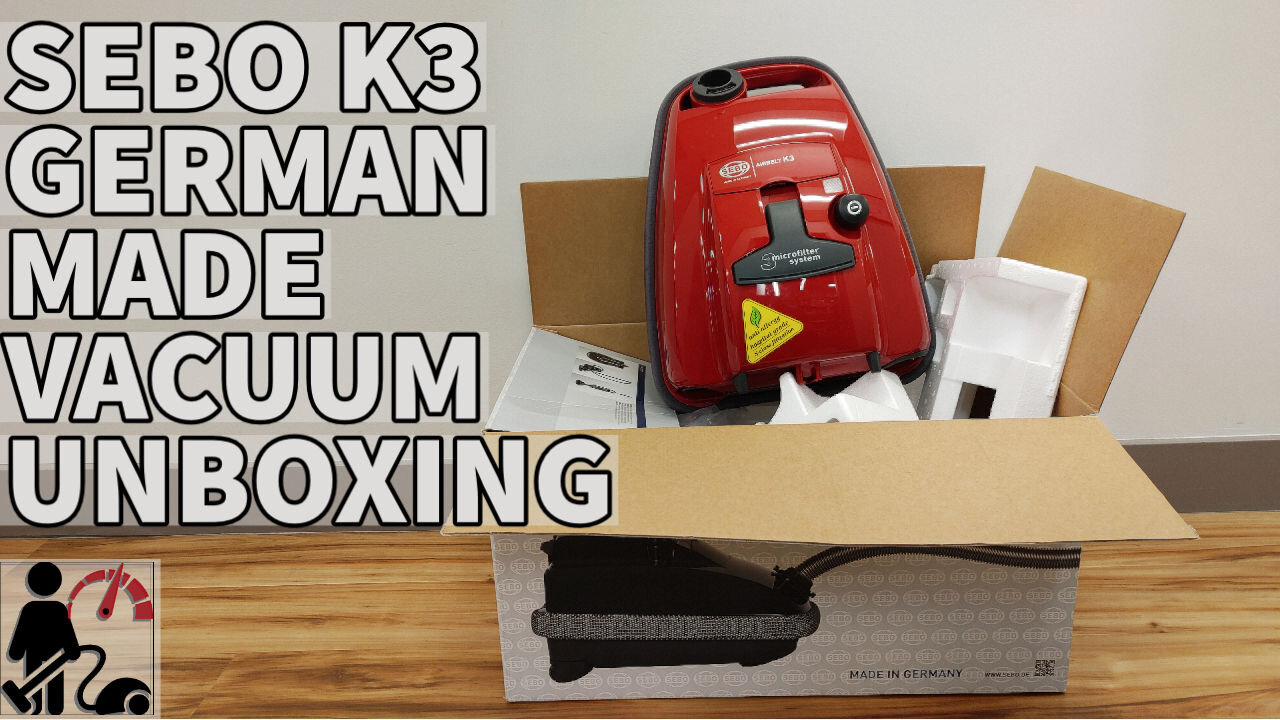 SEBO K3 Canister Vacuum UNBOXING & REVIEW