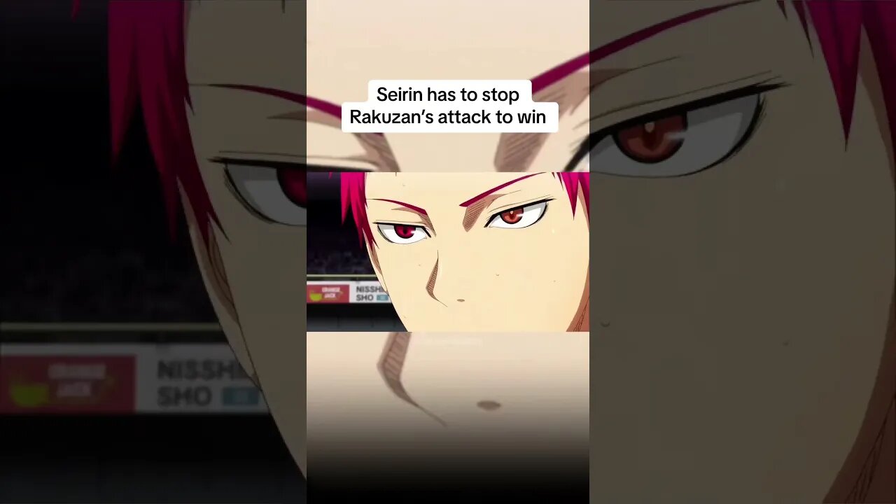 Seirin has to stop Rakuzan’s attack to win 😤 #anime #kurokonobasket #fyp