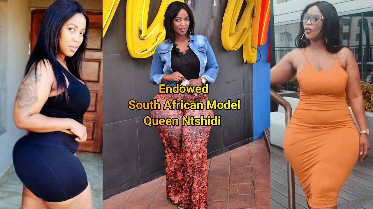 Endowed South African Model Queen Ntshidi