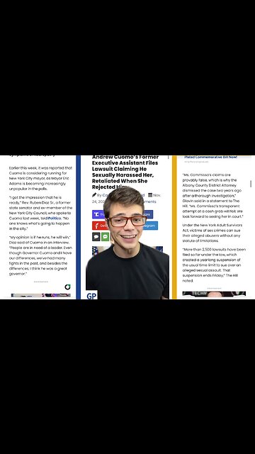 Victor Reacts: What Happened to “Me Too” - Andrew Cuomo Faces Lawsuit Over Sexual Harassment