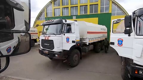 Russian servicemen have delivered about 70 tons of humanitarian aid to civilians in the Kharkov region