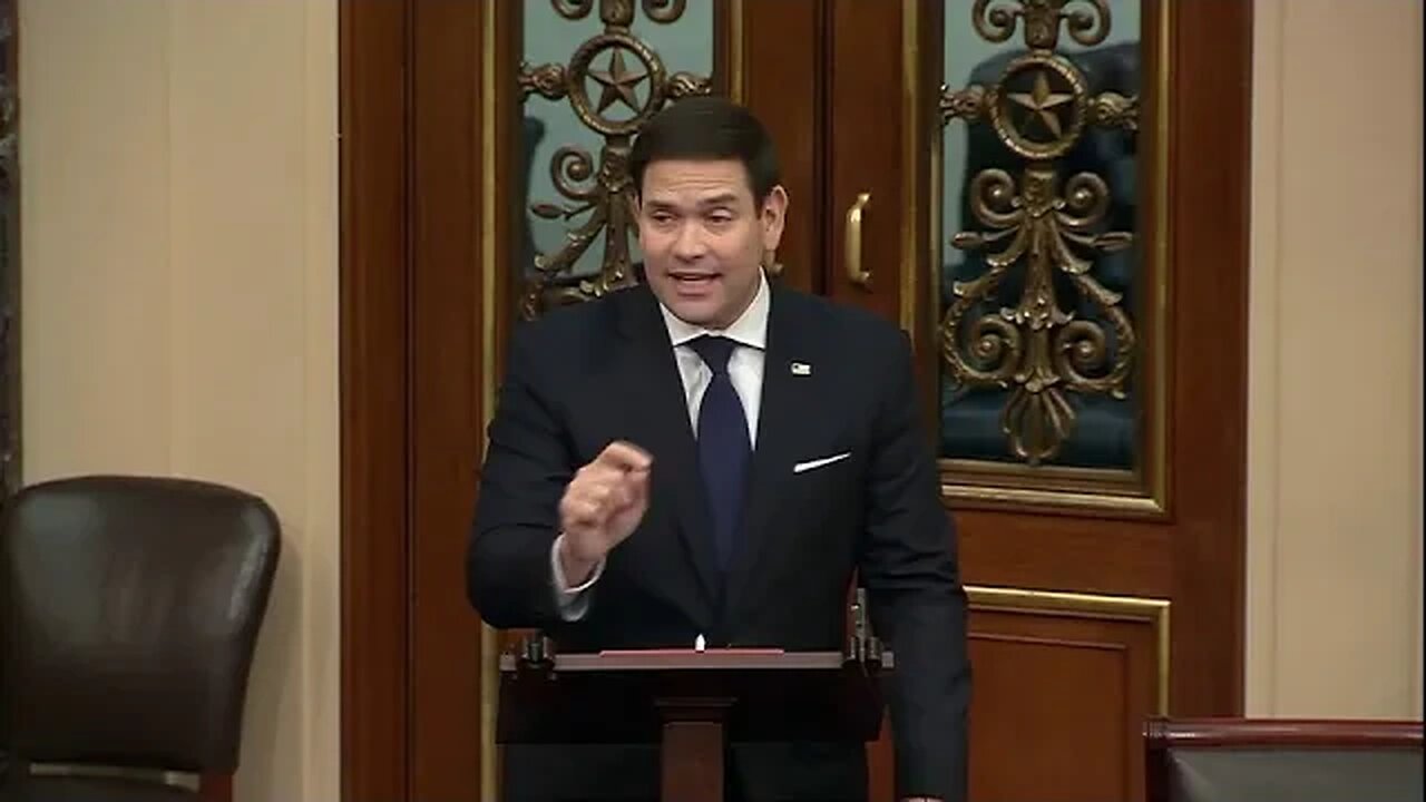 Rubio Speaks on the Senate Floor Regarding the Ongoing Situation with Iran