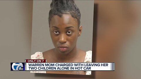 Mother charged with leaving small kids in hot car