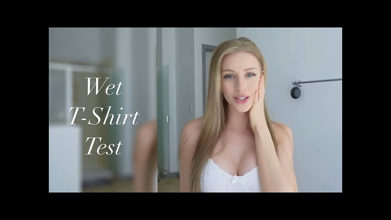 [4k]Wet Vs Dry T-Shirt Test Swimming | Hiking Edition