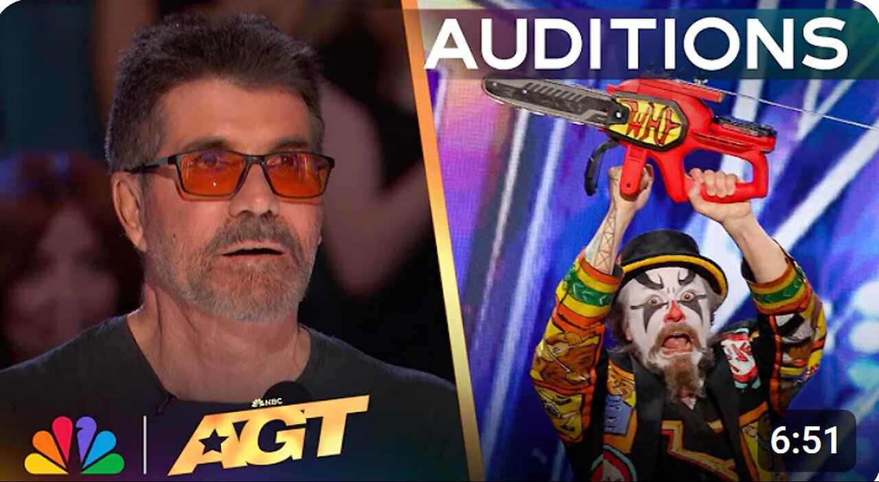 Jelly Boy The Clown SCARES The Crowd With JAW-DROPPING Stunts! _ Auditions _ AGT 2024