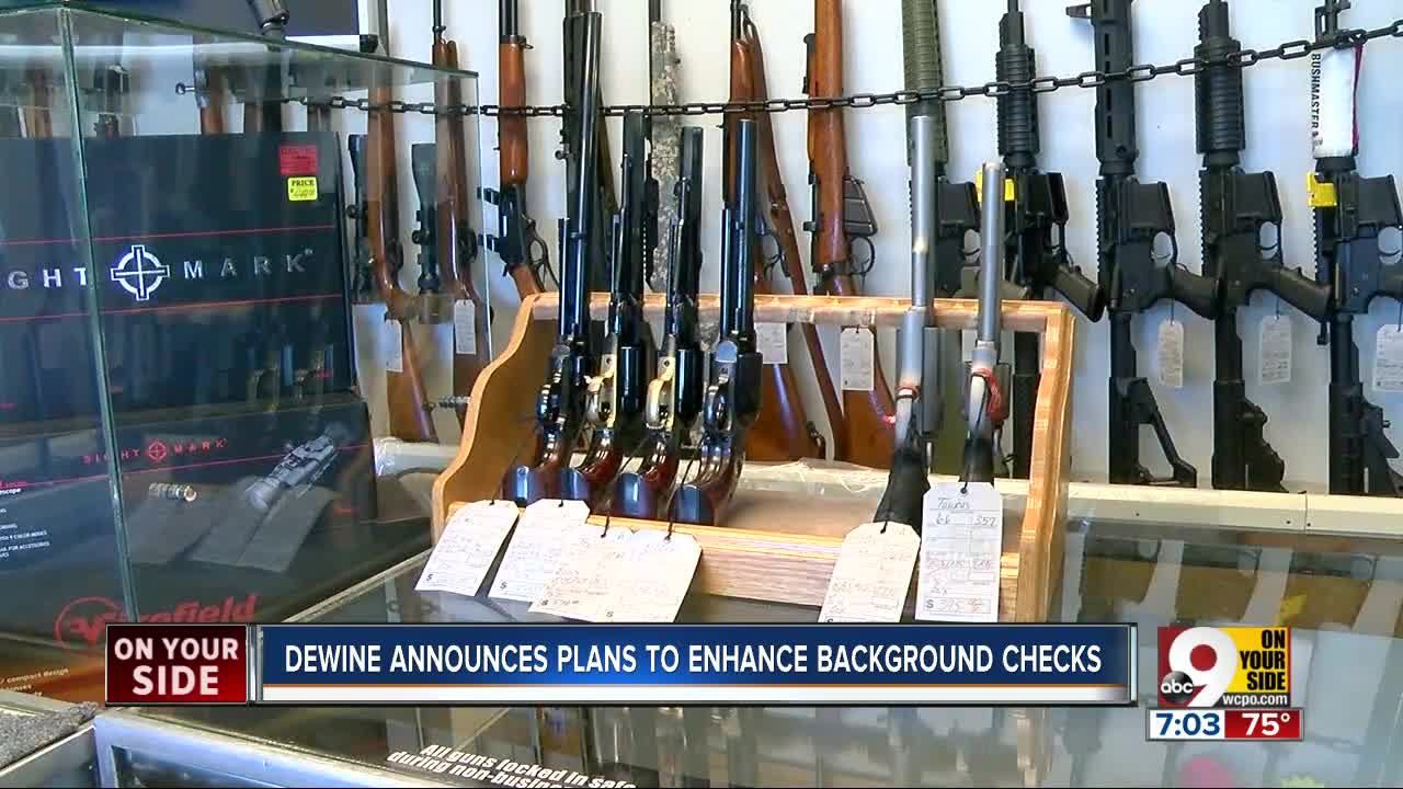 Ohio Gov. Mike DeWine announces plans to enhance background checks