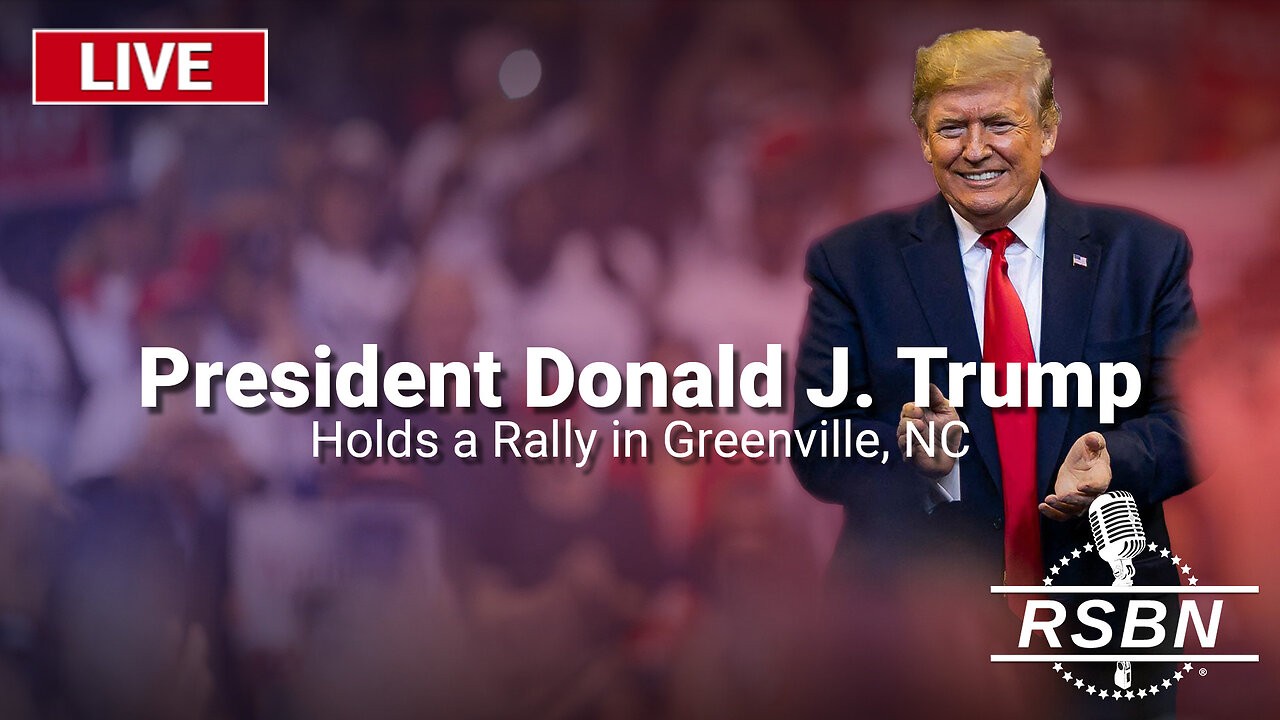 LIVE REPLAY: President Trump Holds a Rally in Greenville, NC - 10/21/24