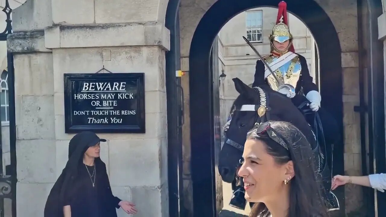 King's guard keeps a watchful eye #horseguardsparade