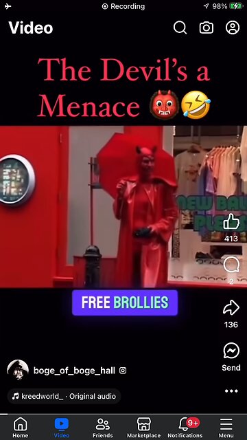 Dressed like Devil prank