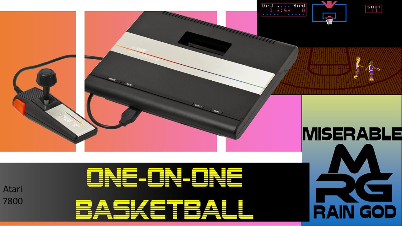 MRGPlays One-on-One (Atari 7800) -- Retro Let’s Play and Reminiscence