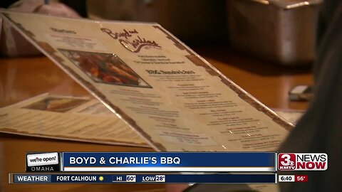 We're Open Omaha: Boyd & Charlies BBQ