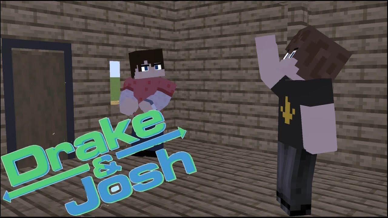 Cena "Cadê a Porta?" - Drake & Josh (versão Minecraft) | Animação | Mine Fox Studios