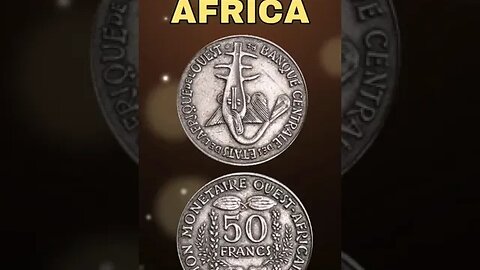 Western Africa 50 Francs 1997. #shorts #viral #coinnotesz