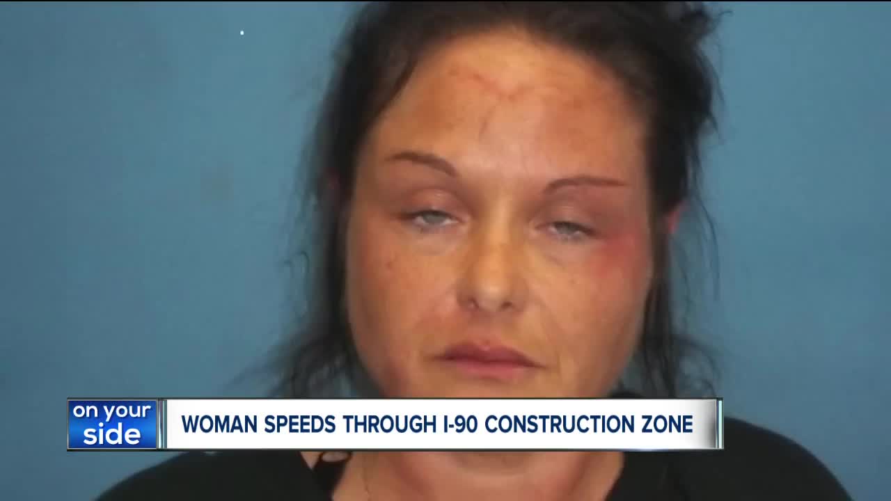 Woman leads police on a wild 100 mph chase through a Lake County construction zone