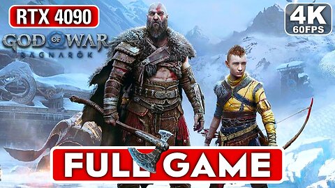 GOD OF WAR RAGNAROK PC Gameplay Walkthrough FULL GAME [4K 6OFPS ULTRA] No Commentary