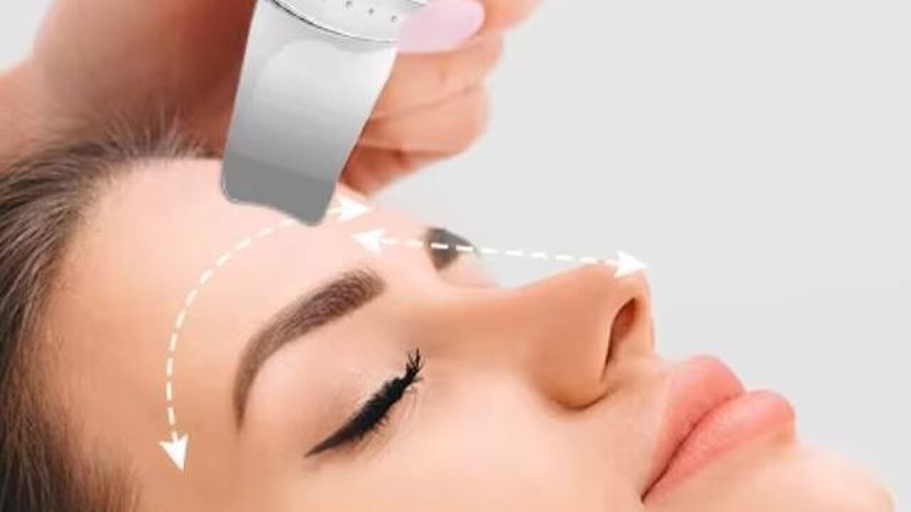 Rechargeable Ultrasonic EMS Skin Scrubber Facial Care Ultrasound Blackhead Removal