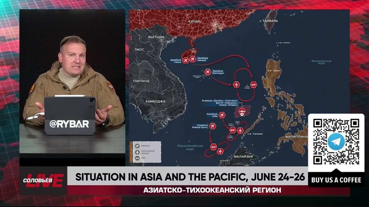 ►🚨▶◾️🇨🇳🇹🇼⚡️⚡ Rybar Review of Asia-Pacific on June 24-26 2024