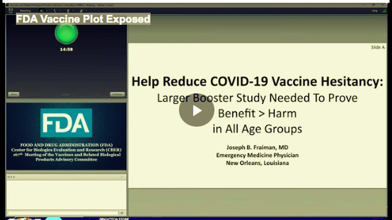 FDA Vaccine Plot Exposed