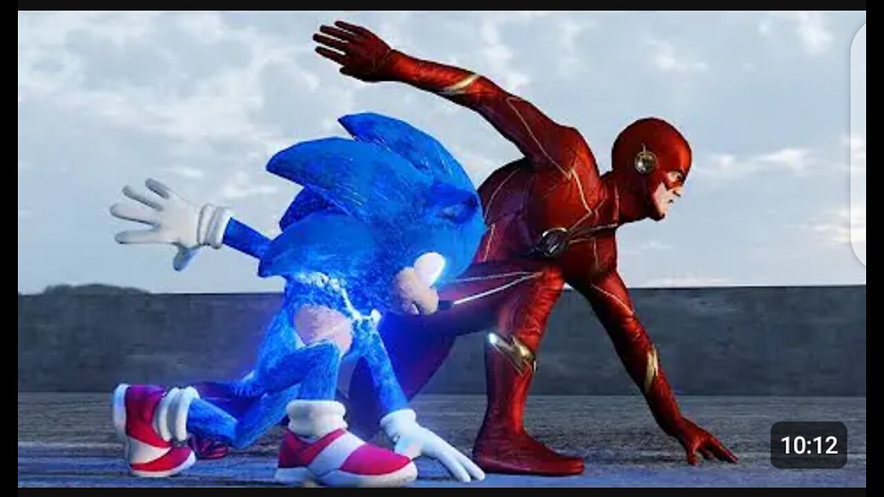 Sonic vs flash Race full movie Animated