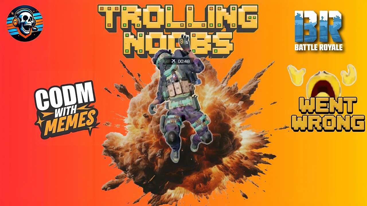 Call of Noob trolling in Battle Royale CODM with memes | Top moments when Trolling went wrong!