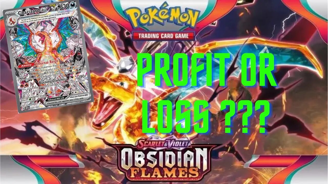 Pokémon Scarlet&Violet Obsidian Flames Opening 🔥#shorts #pokemon Profit or loss ???