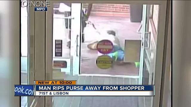 Caught on video: Woman attacked for her purse at Milwaukee grocery store