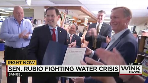 WINK News on Rubio's Trip to Sanibel to Address Florida's Water Crisis