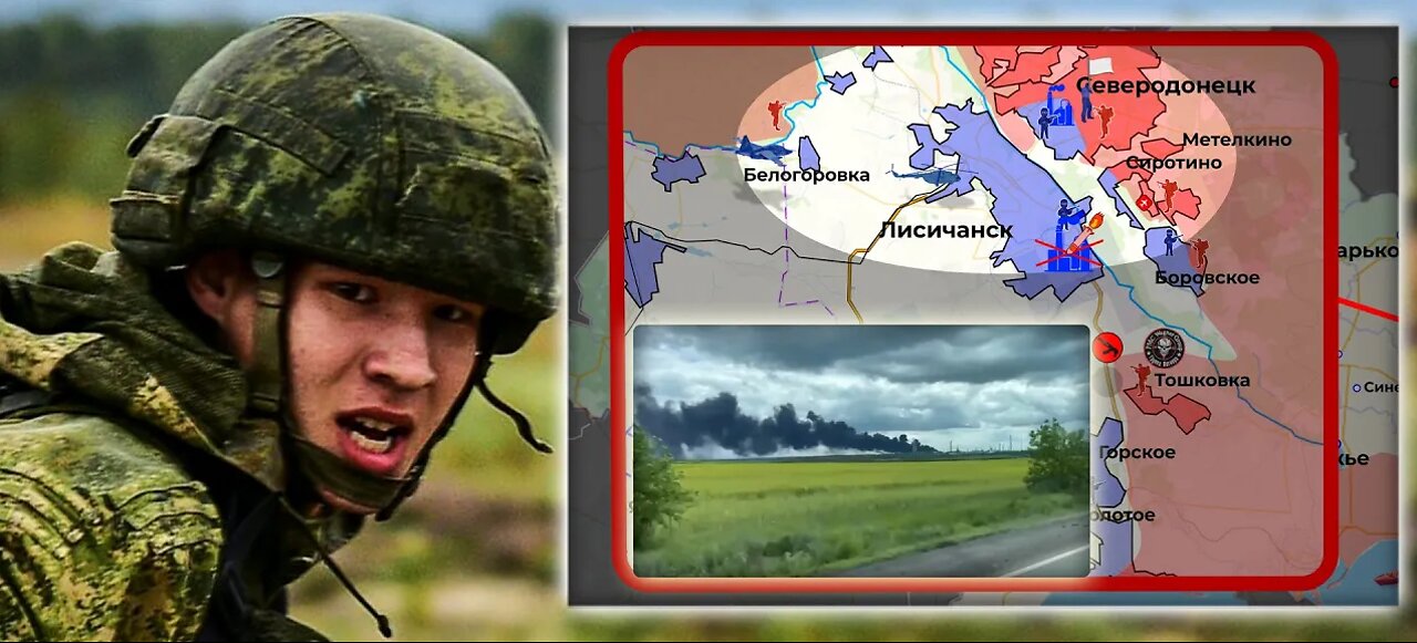 Strikes on V.S.U. oil refineries and the sweep of Metelkino.