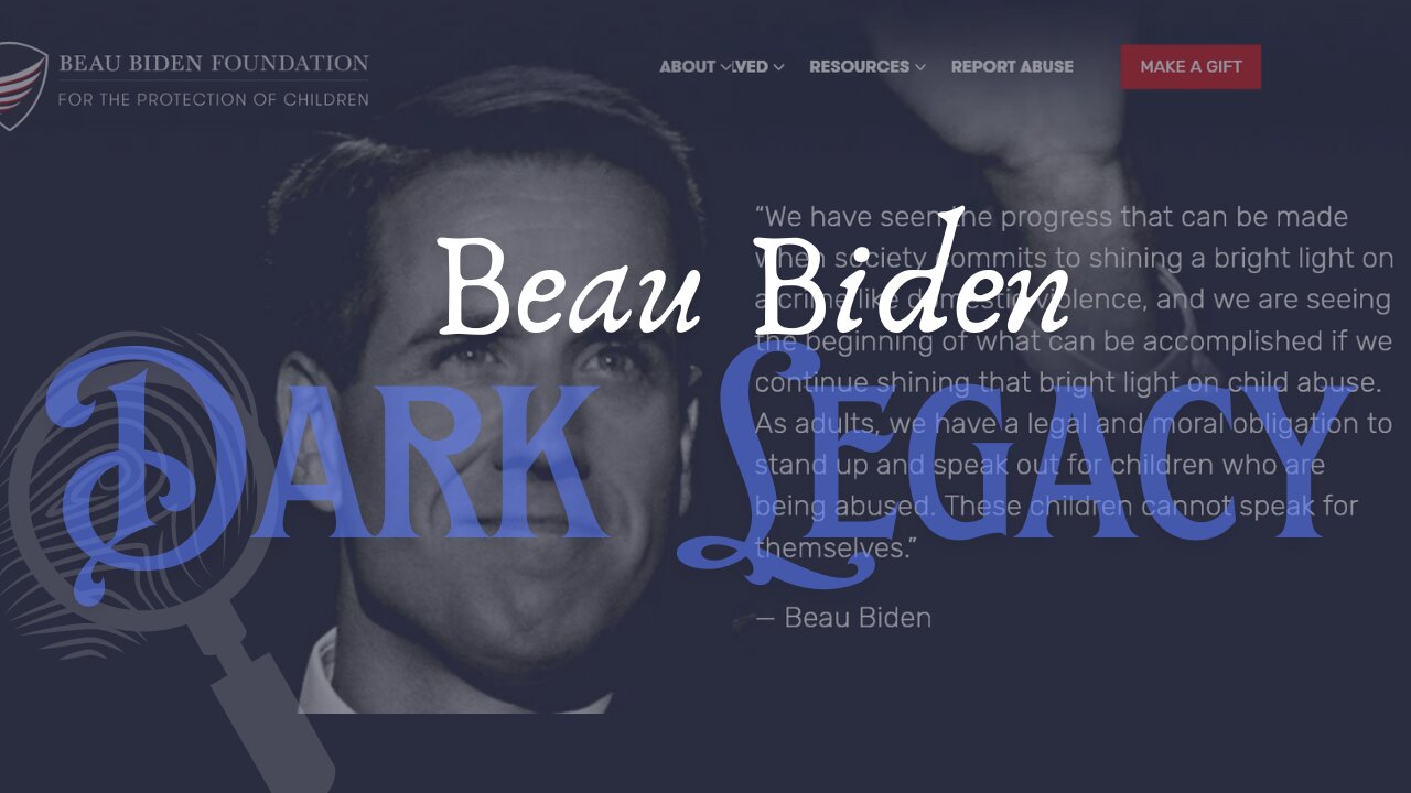 𝕏-Live Research: Beau Biden out of darkness