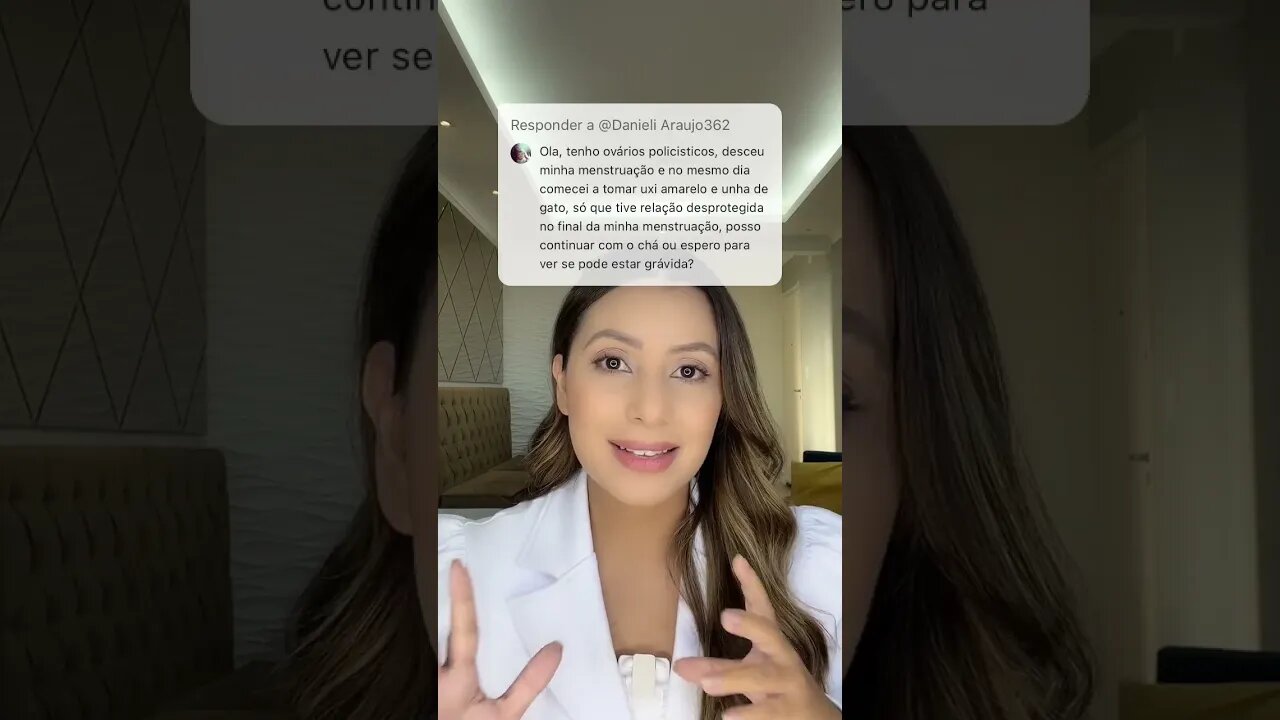 Tenho ovários Policísticos e estou tomando o chás da fertilidade