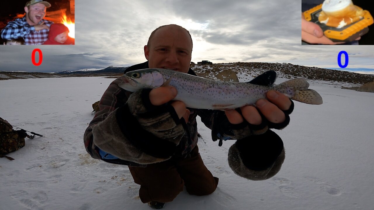 Ice Fishing Battle in the Desert