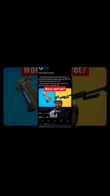 Is this Fortnite’s worst nerf yet? #fortnitenews #fortnite