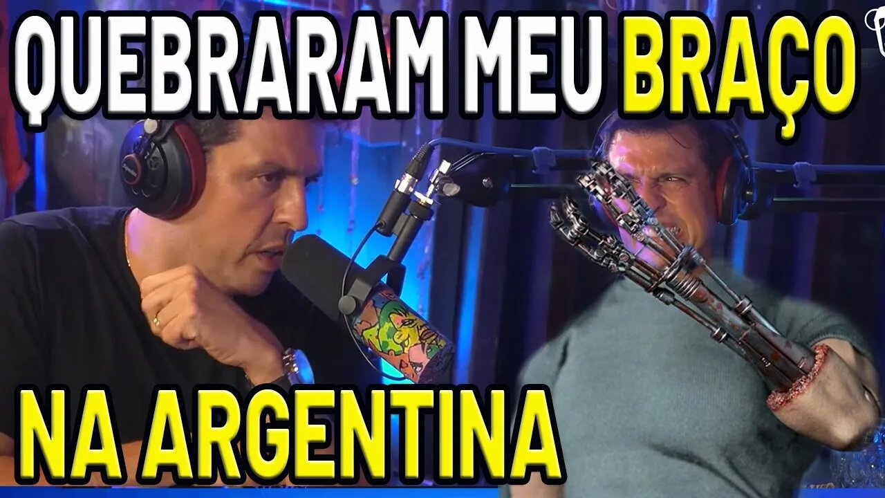 CEARÁ do Pânico TEVE O BRAÇO QUEBRADO EM MÁTERIA NA ARGENTINA