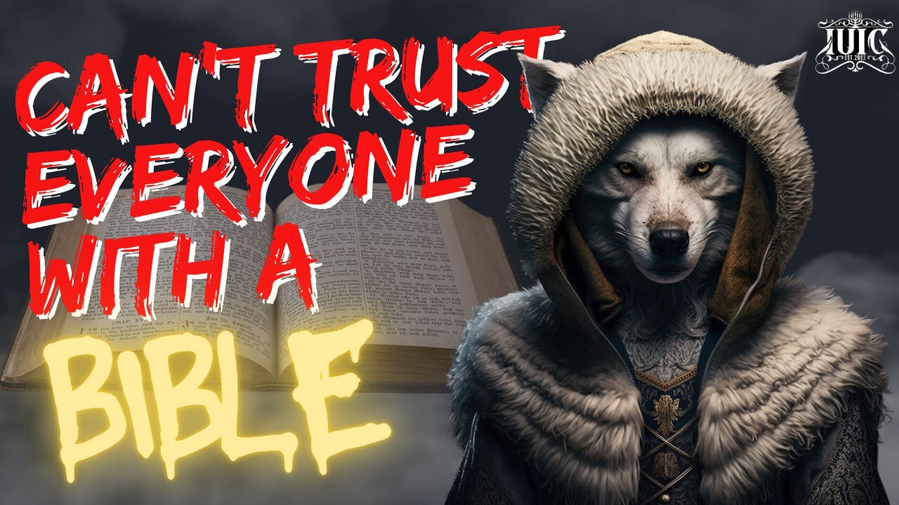 Can't Trust Everyone With A Bible