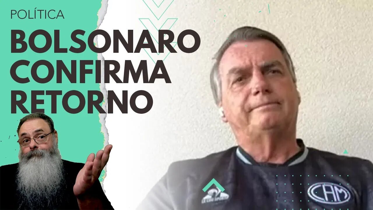 BOLSONARO concede ENTREVISTA para JOVEM PAN, confirma VOLTA, e deixa LULA e AUXILIARES PREOCUPADOS